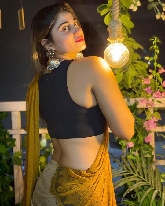 shivani narayanan hot in saree