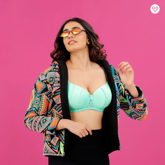 Manasa chowdary hot sexy cleavage in bra brand photoshoot
