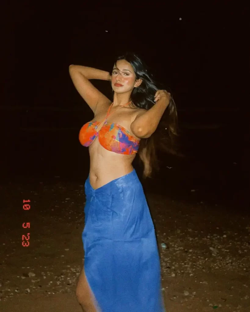 shubhna Agarwal having fun in the beach